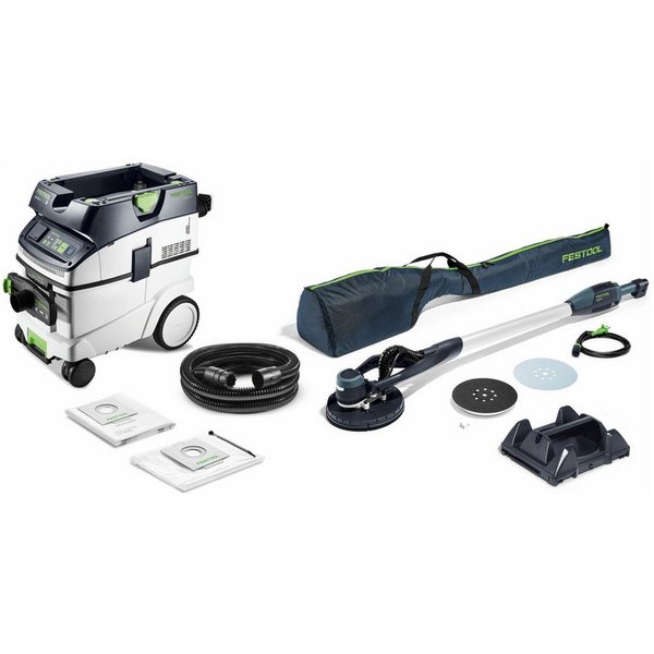 FESTOOL Trockenbauschleifer Festool Langhalsschleifer- und Sauger-Set PLANEX LHS-E 225/CTM 36-Set
