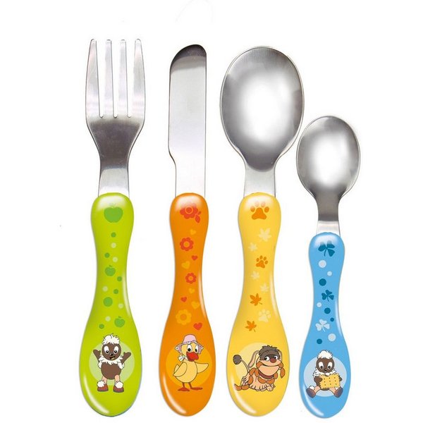 Trötsch Verlag Kinderbesteck TRÖTSCH Kinderbesteck Pittiplatsch 10cm