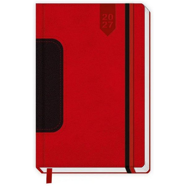 Trötsch Verlag Taschenkalender TRÖTSCH - Buchkalender A5 Rot 2027