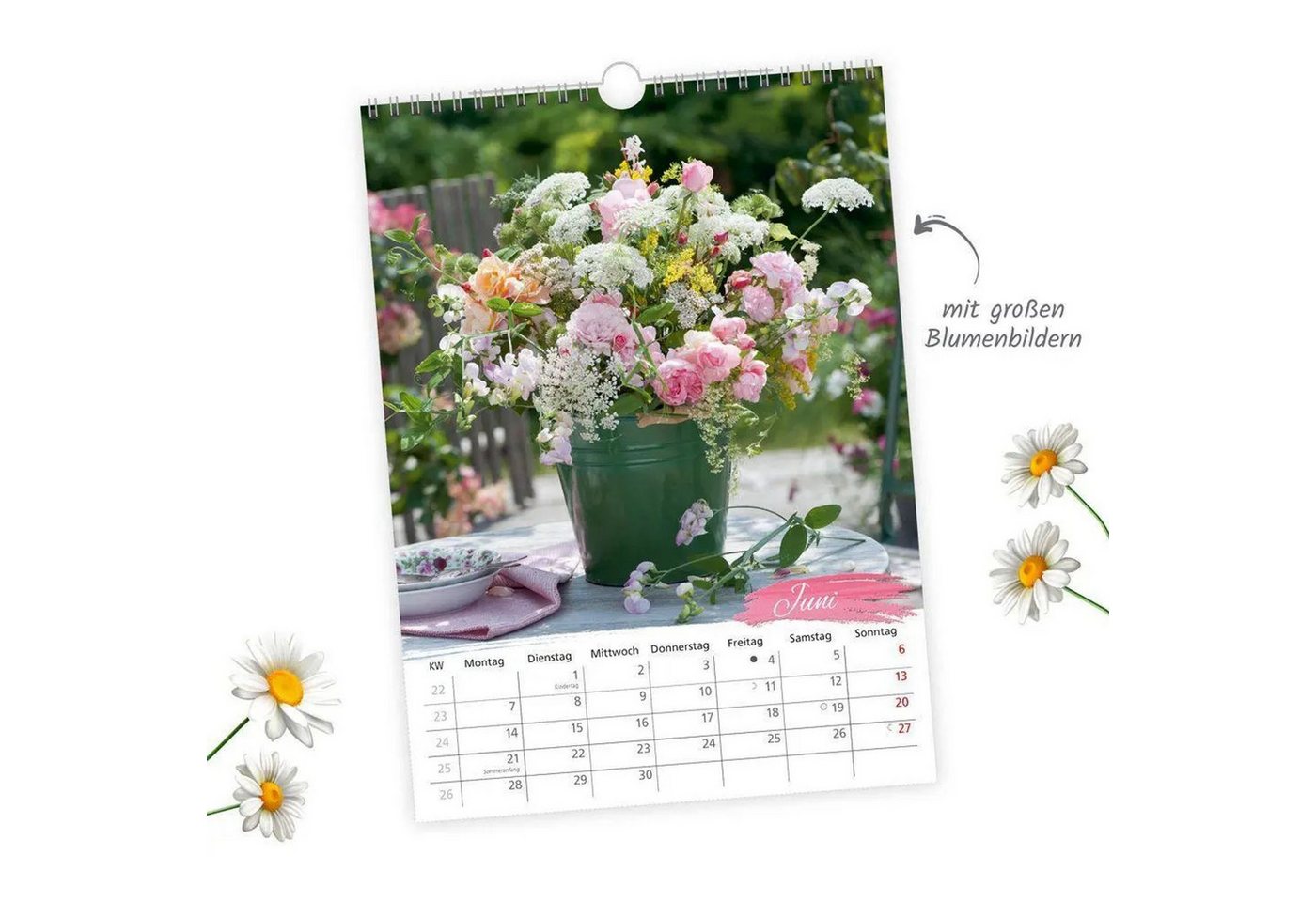 Trötsch Verlag Wandkalender TRÖTSCH - Classickalender Blumenkalender 2027 – Bild 4 von 5