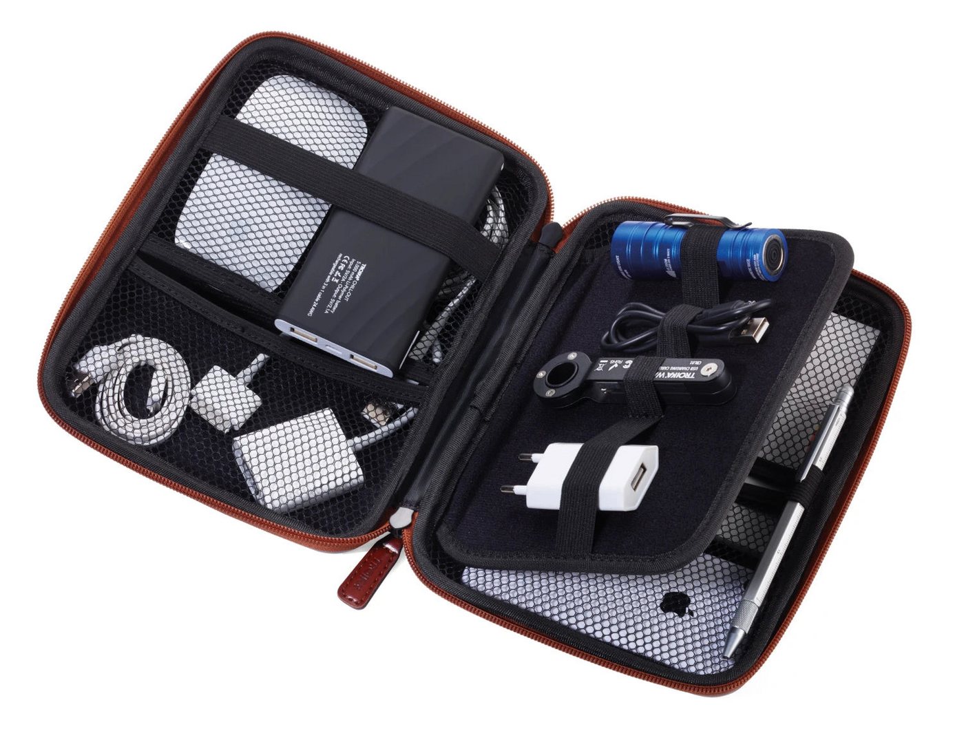 TROIKA Organizer BROWN TRAVEL CASE (1 St) – Bild 2 von 3