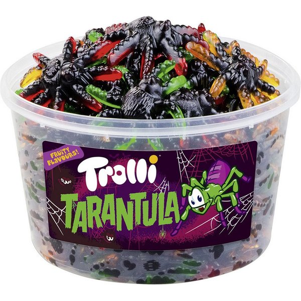 TROLLI Süßigkeit, Trolli Tarantulla extra weiche Fruchtgummi Spinnen 6 Sorten 975g