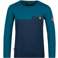 TROLLKIDS Kids Bergen Longsleeve, Größe 128 in Blau
