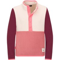 TROLLKIDS Kids Flekkefjord Half Zip, Größe 152 in Pink