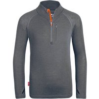 TROLLKIDS Kids Lofoten Half Zip, Größe 98 in Grau