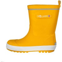 TROLLKIDS Kids Lysefjord Rubber Boots, Größe 37 in Gelb