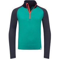 TROLLKIDS Kids Rauland Half Zip, Größe 128 in Grün
