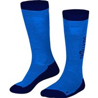 TROLLKIDS Kids Ski Socks, Größe 34 in Blau