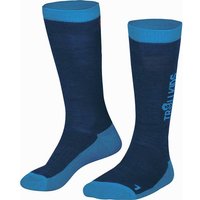 TROLLKIDS Kids Ski Socks, Größe 26 in Blau