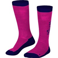 TROLLKIDS Kids Ski Socks, Größe 30 in Pink