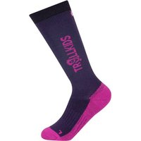 TROLLKIDS Kids Ski Socks, Größe 38 in Lila