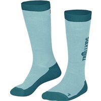TROLLKIDS Kids Ski Socks, Größe 42 in Blau
