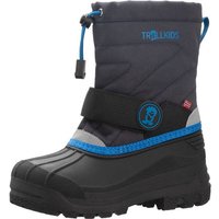 TROLLKIDS Kids Telemark Winter Boots PRO, Größe 35 in Blau
