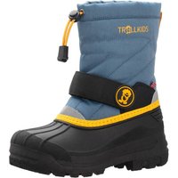 TROLLKIDS Kids Telemark Winter Boots PRO, Größe 34 in Blau