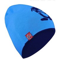 TROLLKIDS Kids Troll Beanie Long, Größe 54 in Blau
