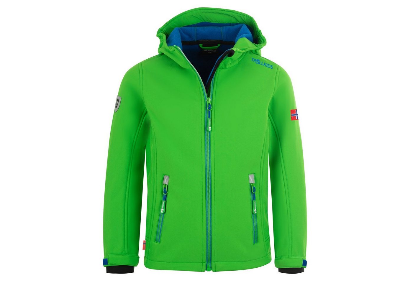 TROLLKIDS Softshelljacke Kids Trollfjord Jacket Langarm-Design, mit Reißverschluss, wärmeisolierend – Bild 2 von 3