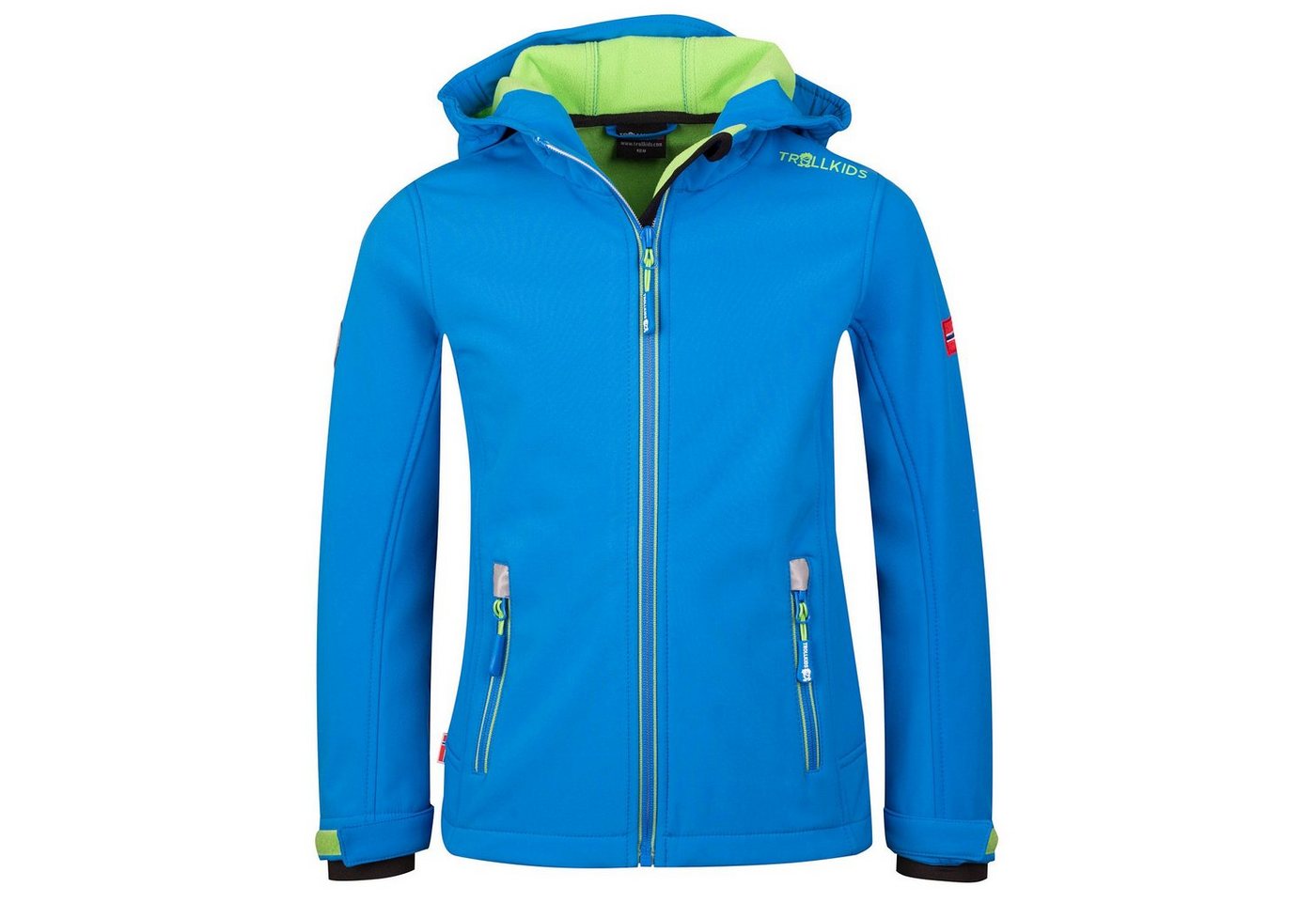 TROLLKIDS Softshelljacke Kids Trollfjord Jacket Langarm-Design, mit Reißverschluss, wärmeisolierend – Bild 2 von 3