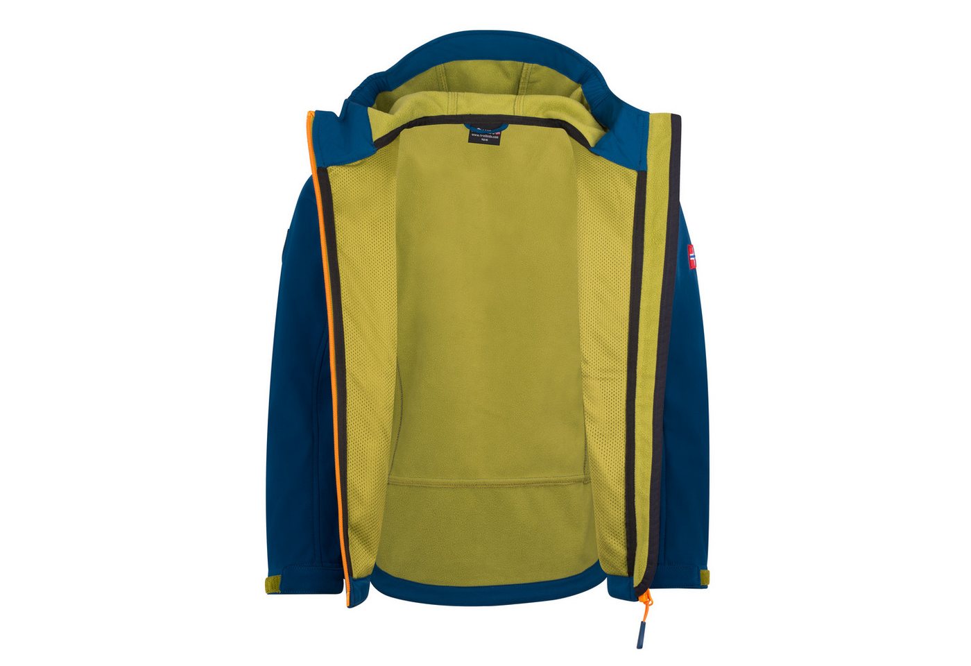 TROLLKIDS Softshelljacke Kids Trollfjord Jacket Langarm-Design, mit Reißverschluss, wärmeisolierend – Bild 4 von 4