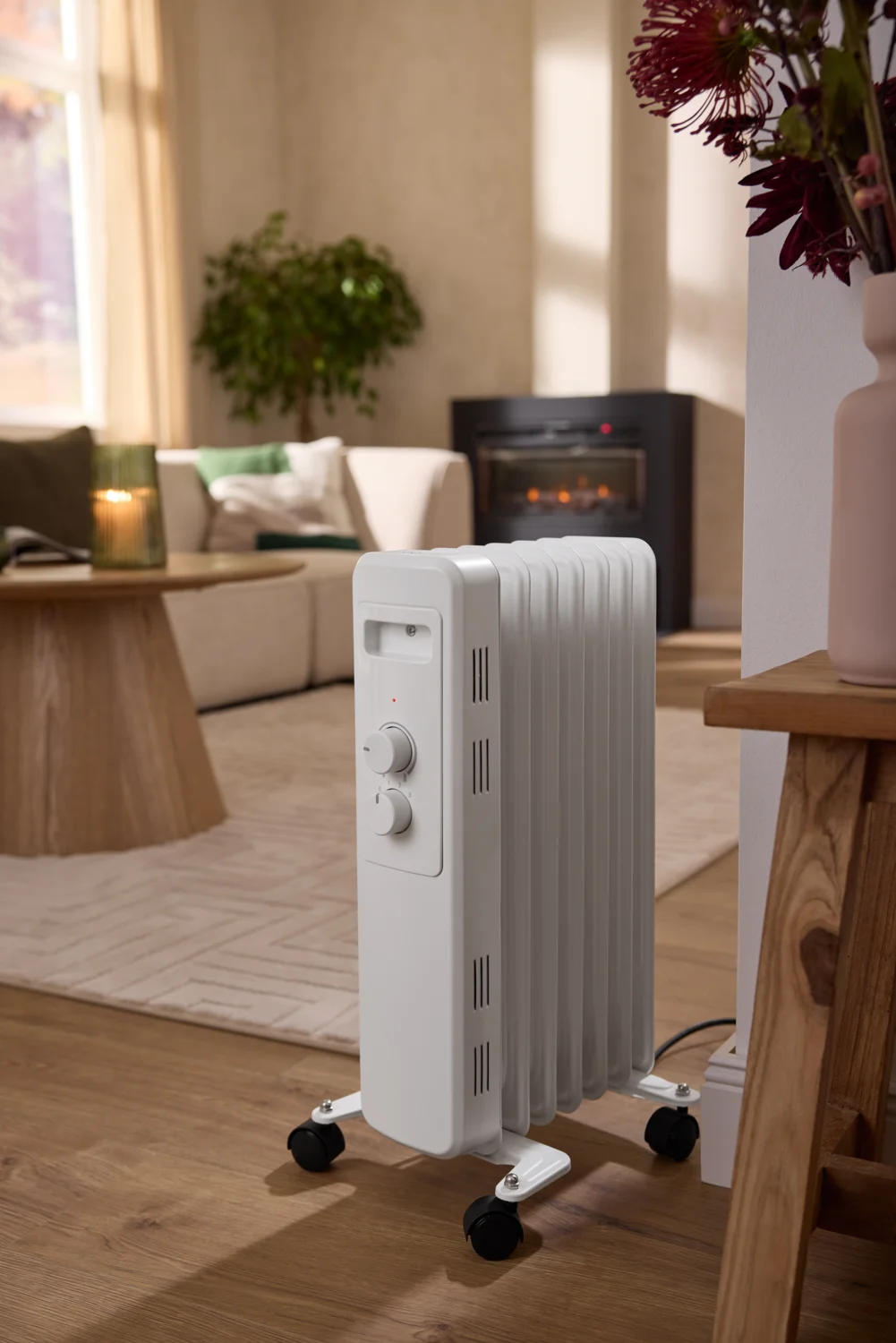 TRONIC® Ölradiator »TOR 1500 A1«, 7 Rippen (Weiß) – Bild 2 von 4