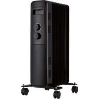 TRONIC® Ölradiator »TOR 1500 A1«, 7 Rippen (Schwarz)