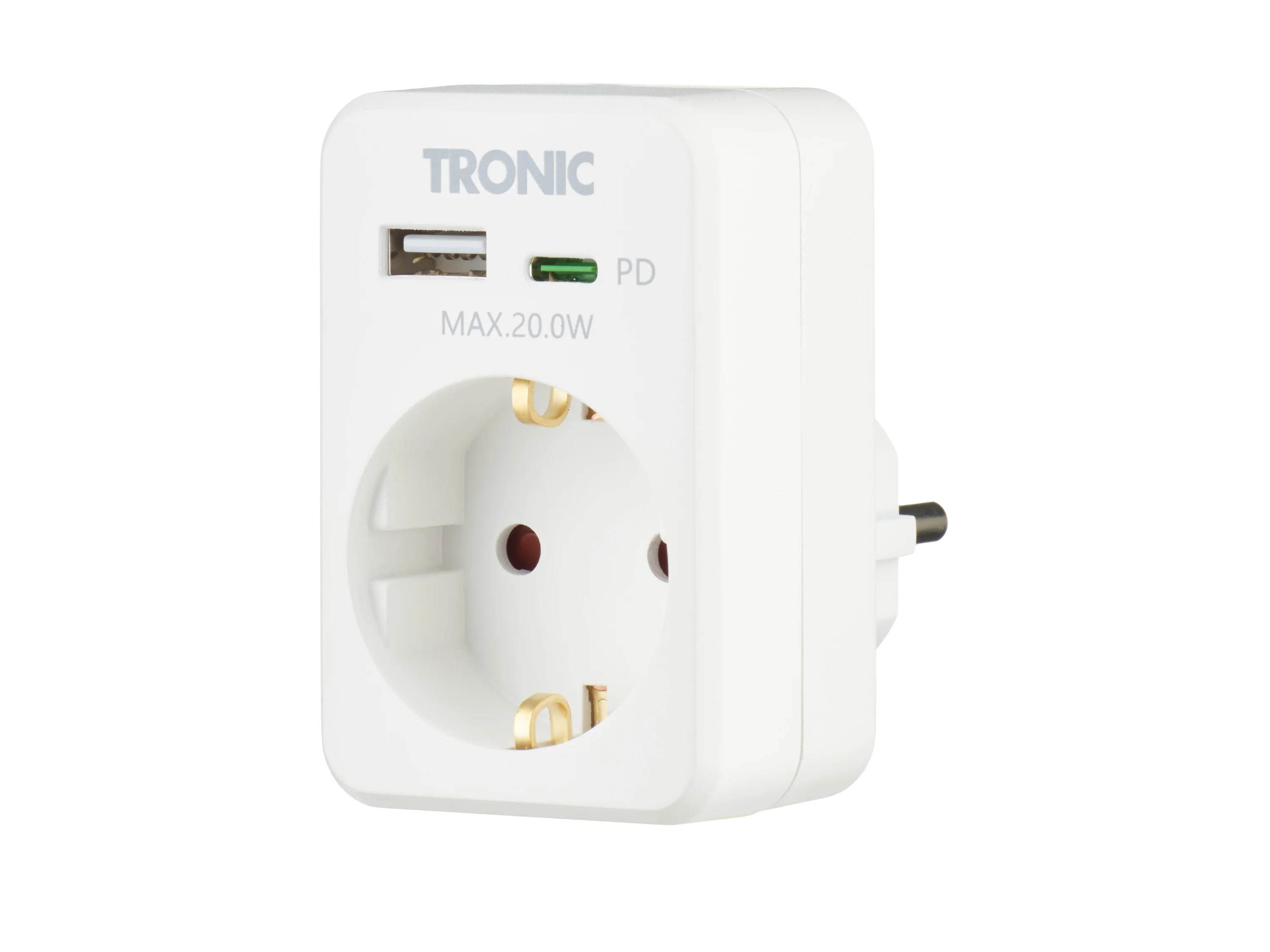 TRONIC® USB-Steckdosen-Adapter (Weiß) – Bild 3 von 4