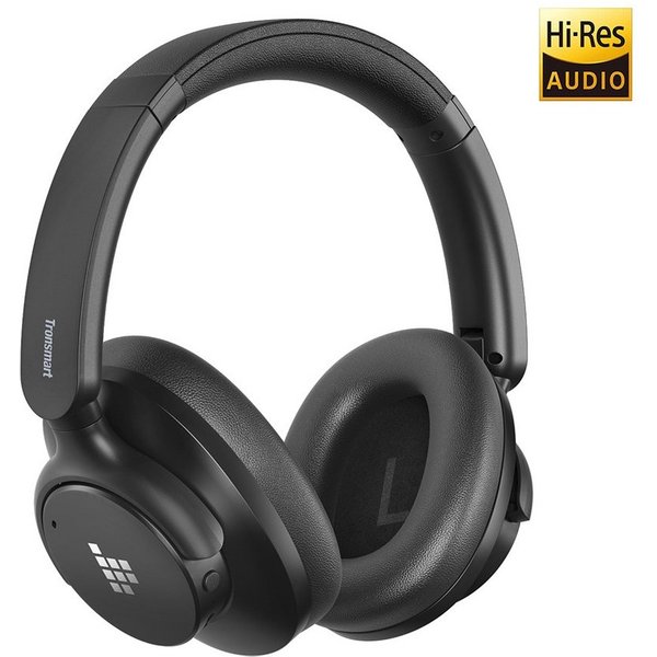 Tronsmart SOUNFII Q20S Hybrid ANC-Kopfhörer, Bluetooth Kopfhörer Over-Ear-Kopfhörer (Google Assistant, Siri, Bluetooth, 60 Stunden Spielzeit, Hybride aktive Ger