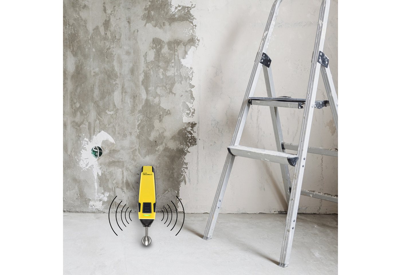 TROTEC Feuchtigkeitsmesser BM31WP - appSensoren - Feuchteindikator mit Smartphone-Bedienung – Bild 4 von 5