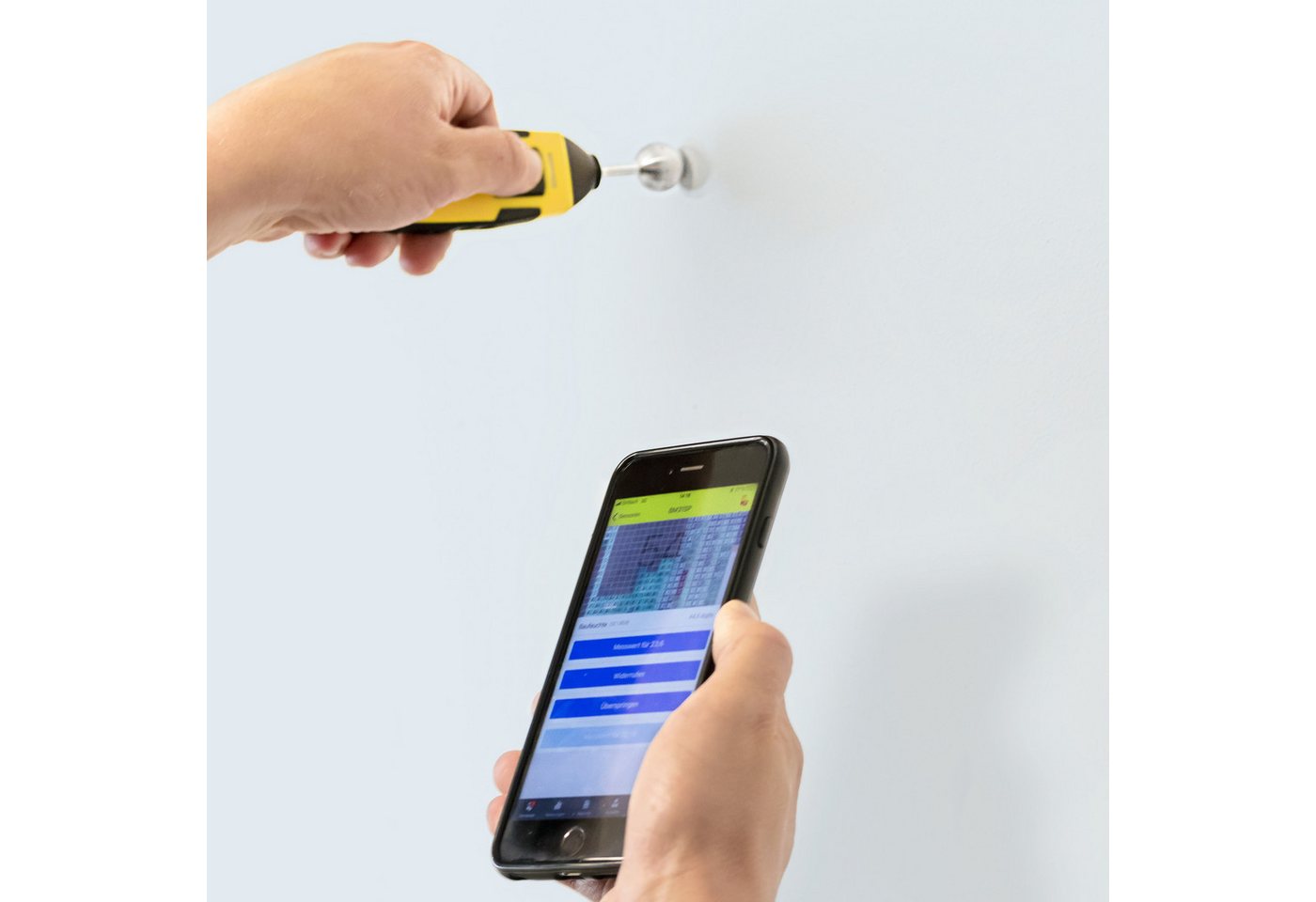 TROTEC Feuchtigkeitsmesser BM31WP - appSensoren - Feuchteindikator mit Smartphone-Bedienung – Bild 5 von 5