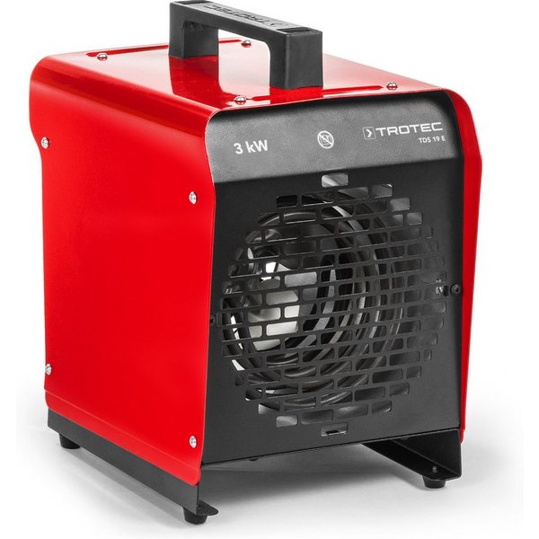 TROTEC Heizlüfter, Elektroheizer Bauheizer Heizlüfter, Thermostat, Ventilatorfunktion