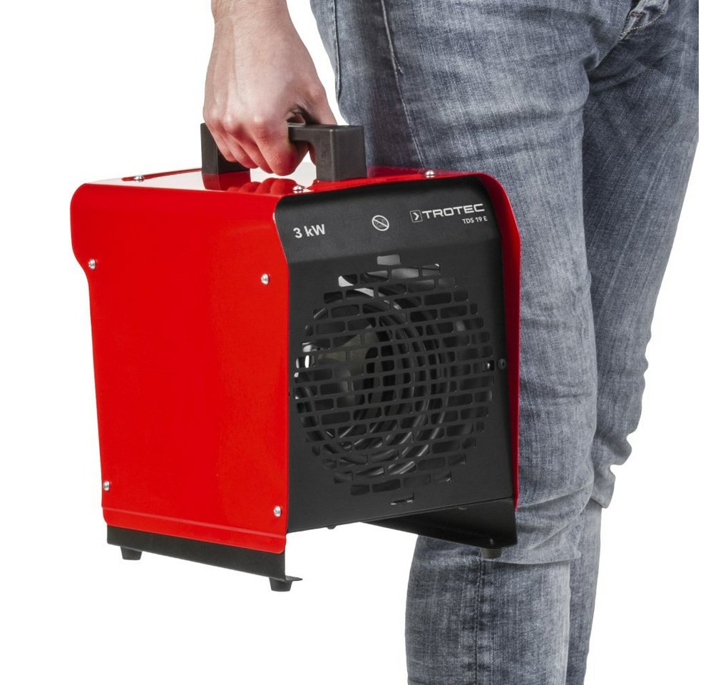TROTEC Heizlüfter, Elektroheizer Bauheizer Heizlüfter, Thermostat, Ventilatorfunktion – Bild 5 von 5