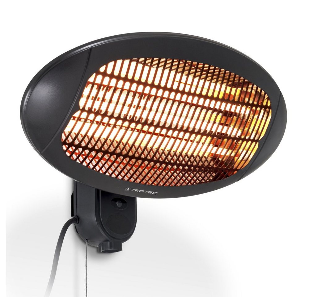 TROTEC Infrarotstrahler IR 2000 S, 2000 W, Sauber, kondensfrei, geruchlos und ohne Lärm, IP34, 3 Quarzelemente – Bild 2 von 5