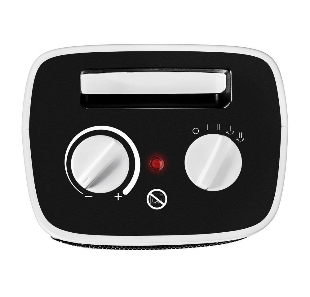 TROTEC Keramikheizlüfter TFC 17 E, 2000 W, Schnelle und angenehme Wärme 2 Heizstufen – Bild 4 von 5