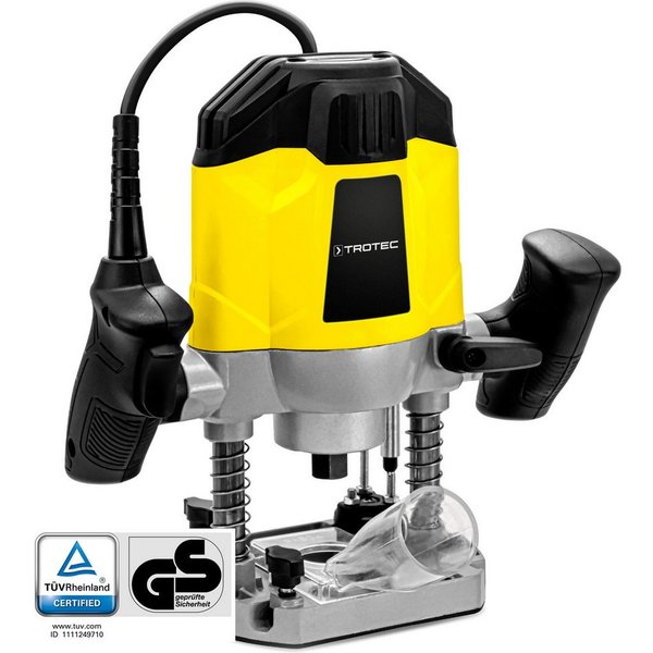 TROTEC Oberfräse PRTS 10-1200, 1.200 W Leistung 55mm Frästiefe