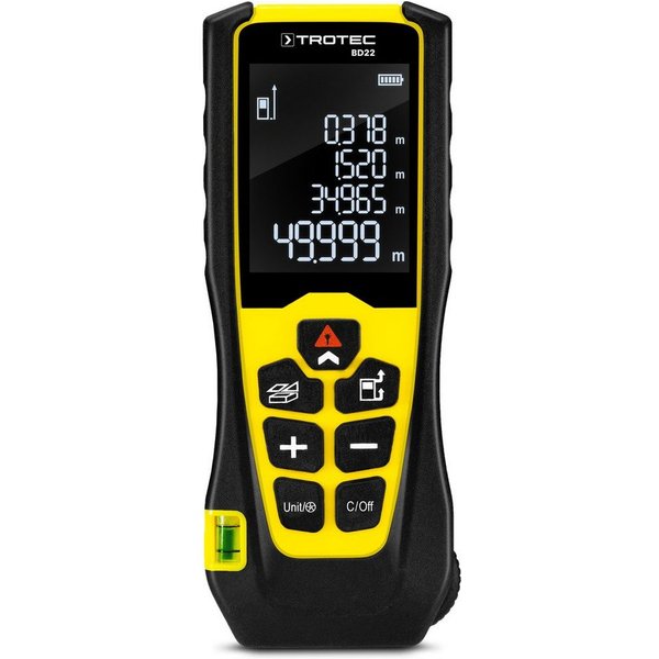 TROTEC Winkelmesser Laser-Entfernungsmesser BD22, 0,05 m bis 50 m Entfernungsmessung