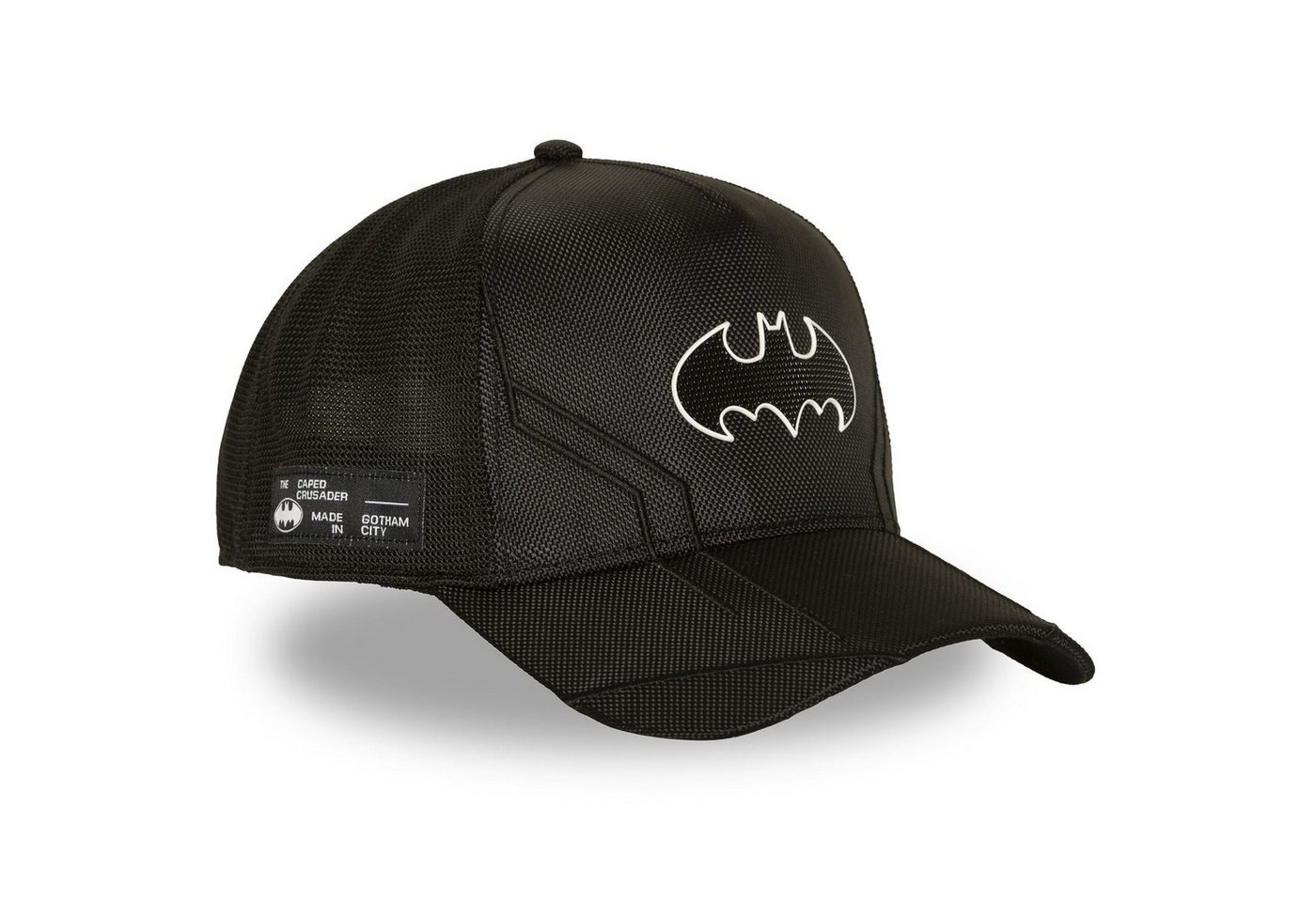 Capslab Trucker Cap CAPSLAB Trucker Cap - BATMAN TEC Black (Basecap, Basecap, Meshcap, Trucker Kappe) – Bild 3 von 5