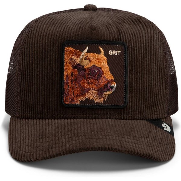 GOORIN Bros. Trucker Cap Goorin Bros. OG Trucker Cap Core Mesh Corduroy Grit Ground (Basecap, Basecap, Meshcap, Trucker Kappe)