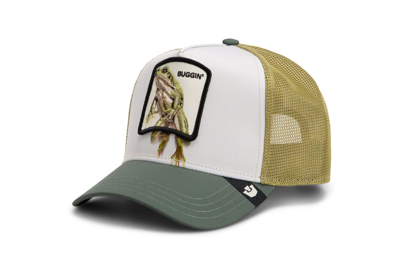 GOORIN Bros. Trucker Cap Goorin Bros. OG Trucker Cap Elevated Mesh Migration Buggin Chalk/Palm (Basecap, Basecap, Meshcap, Trucker Kappe) – Bild 2 von 2
