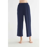 TRUE NORTH Damen-7/8-Hose mit weitem Bein, navy, Gr. S