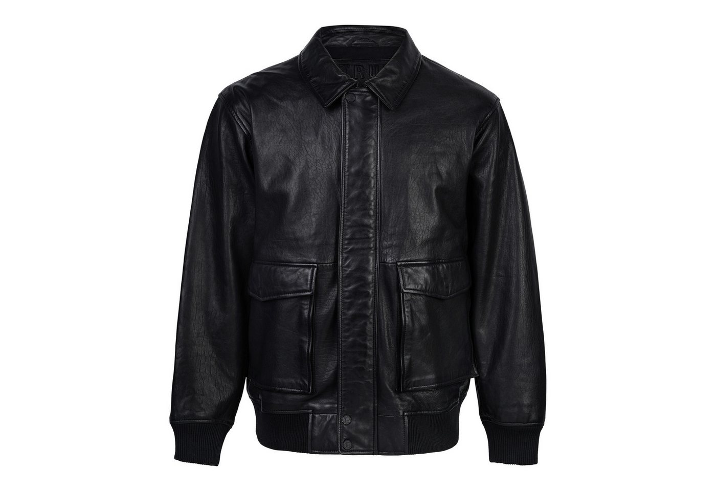 trueprodigy Lederjacke Ryder Oversizejacke mit aufgesetzte Taschen – Bild 2 von 5