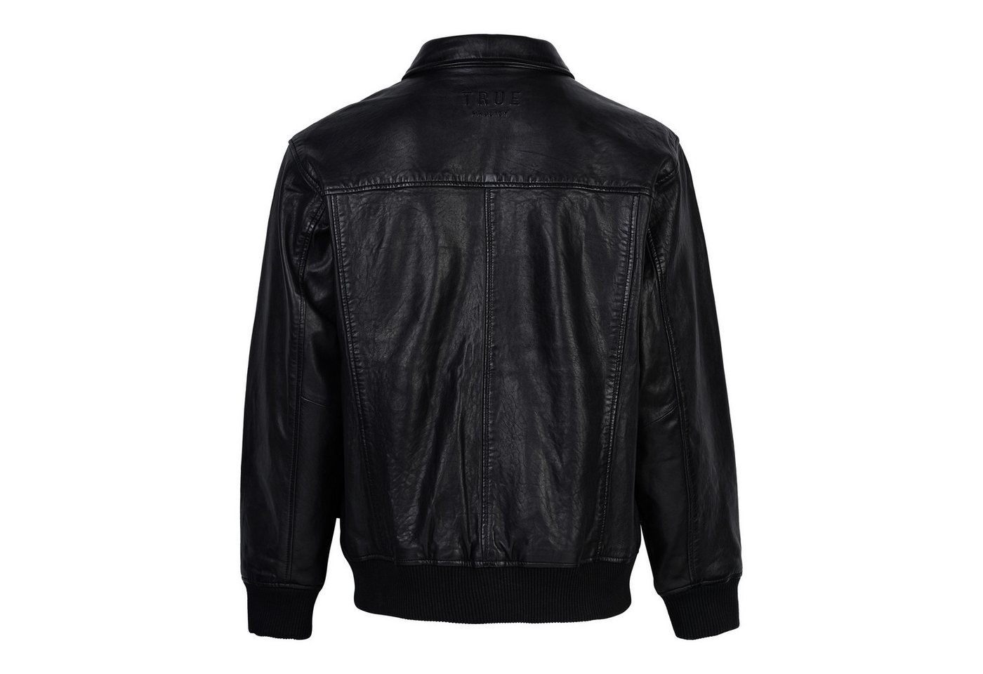 trueprodigy Lederjacke Ryder Oversizejacke mit aufgesetzte Taschen – Bild 5 von 5