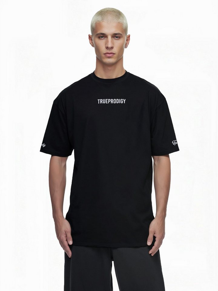 trueprodigy Oversize-Shirt Kai Logoprint Rundhals dicker Stoff – Bild 3 von 5