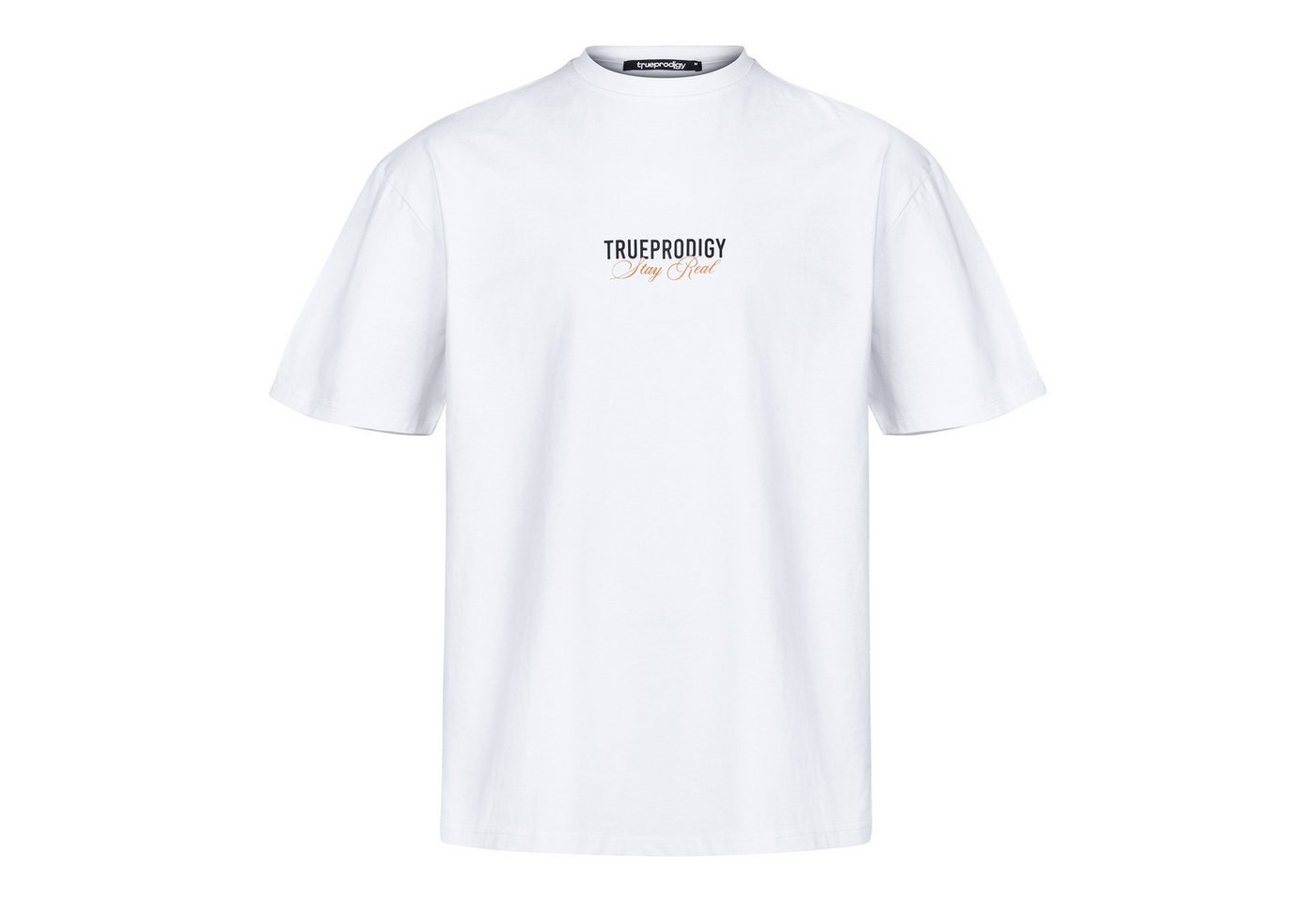 trueprodigy Oversize-Shirt Lou Logoprint Rundhals dicker Stoff – Bild 2 von 5