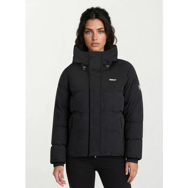 trueprodigy Winterjacke Edris F Steppjacke mit Eingrifftaschen und diversen Applikationen