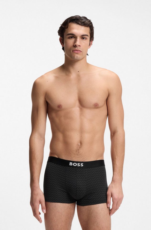 BOSS Trunk Trunk 3P BOSS ONE (3-St) mittlere Bundhöhe, 1x gemustert, 2x unifarben – Bild 3 von 5