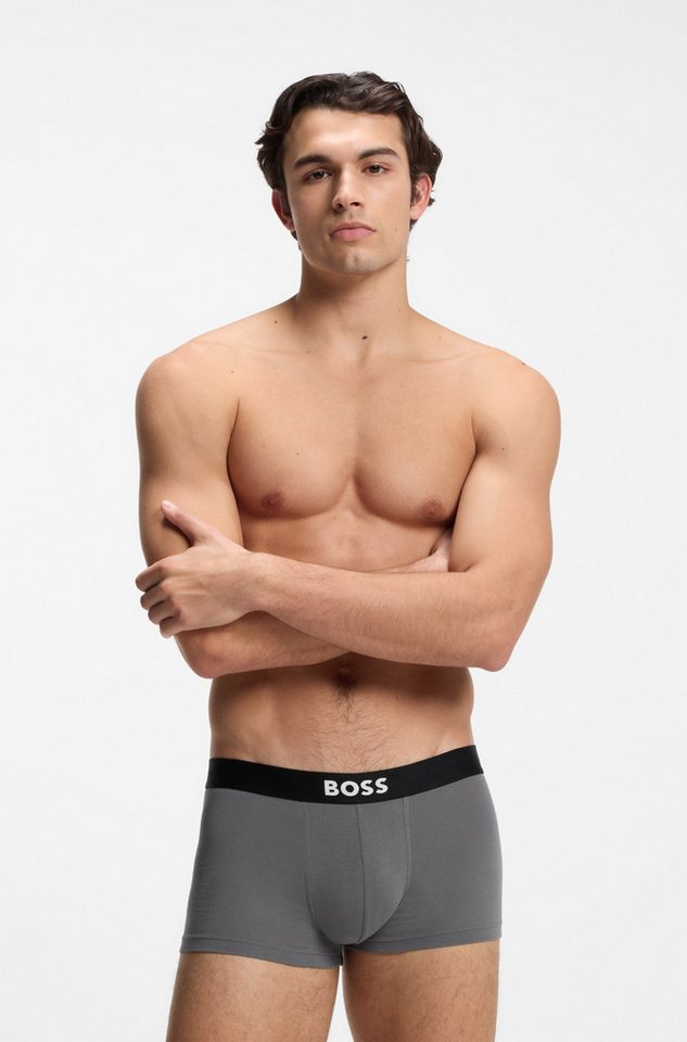 BOSS Trunk Trunk 3P BOSS ONE (3-St) mittlere Bundhöhe, 1x gemustert, 2x unifarben – Bild 4 von 5