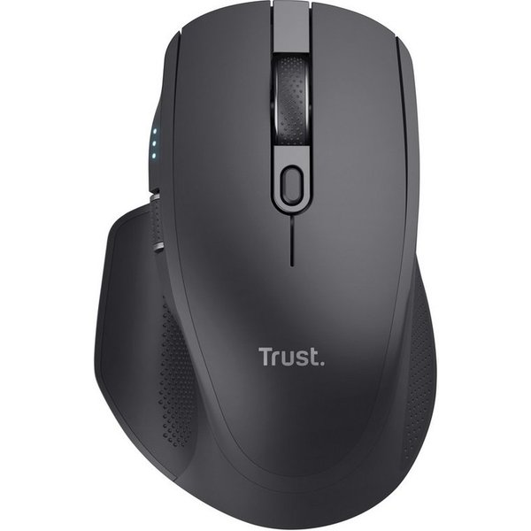 Trust Ozaa+ Multi Device Wireless Maus kabellos Bluetooth für PC Laptop Maus (2,4-GHz-Empfänger oder 2x Bluetooth)