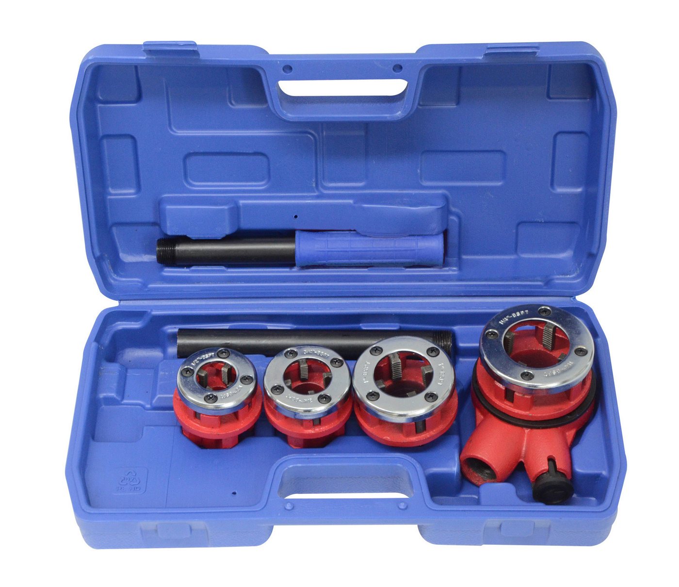 TRUTZHOLM Gewindeschneider Gewindeschneidkluppensatz Rohrgewindeschneidsatz Schneidkluppe, Set, 7-tlg., Ideal für Wasserrohre – Bild 2 von 3