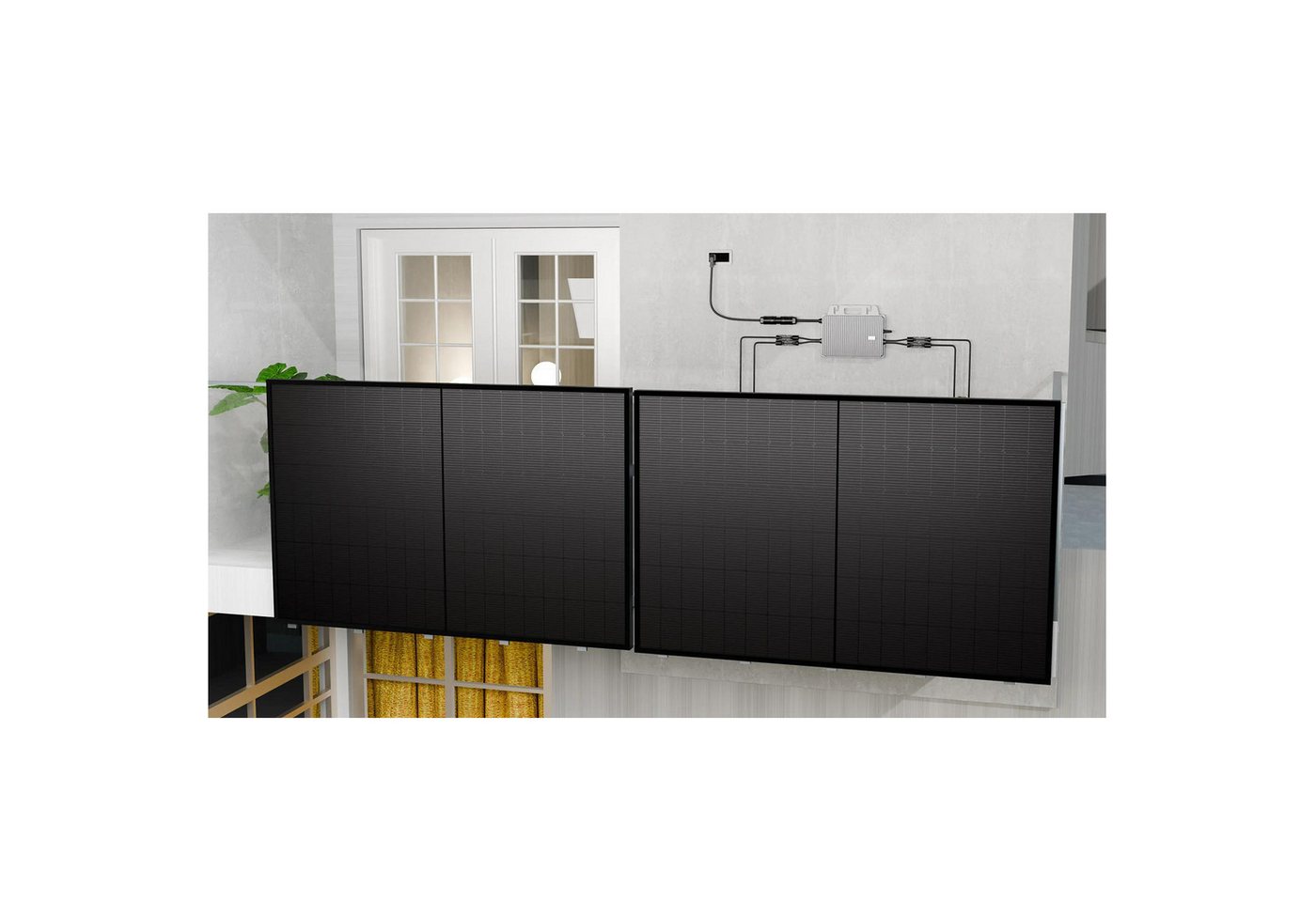 Tsun Wechselrichter TSOL-MX800 Lite 800W Microwechselrichter Solarsystem Überwachung, (Set, PV WIFI Mikrowechselrichter für Balkonkraftwerk), 800W, Solarsystem  – Bild 2 von 4