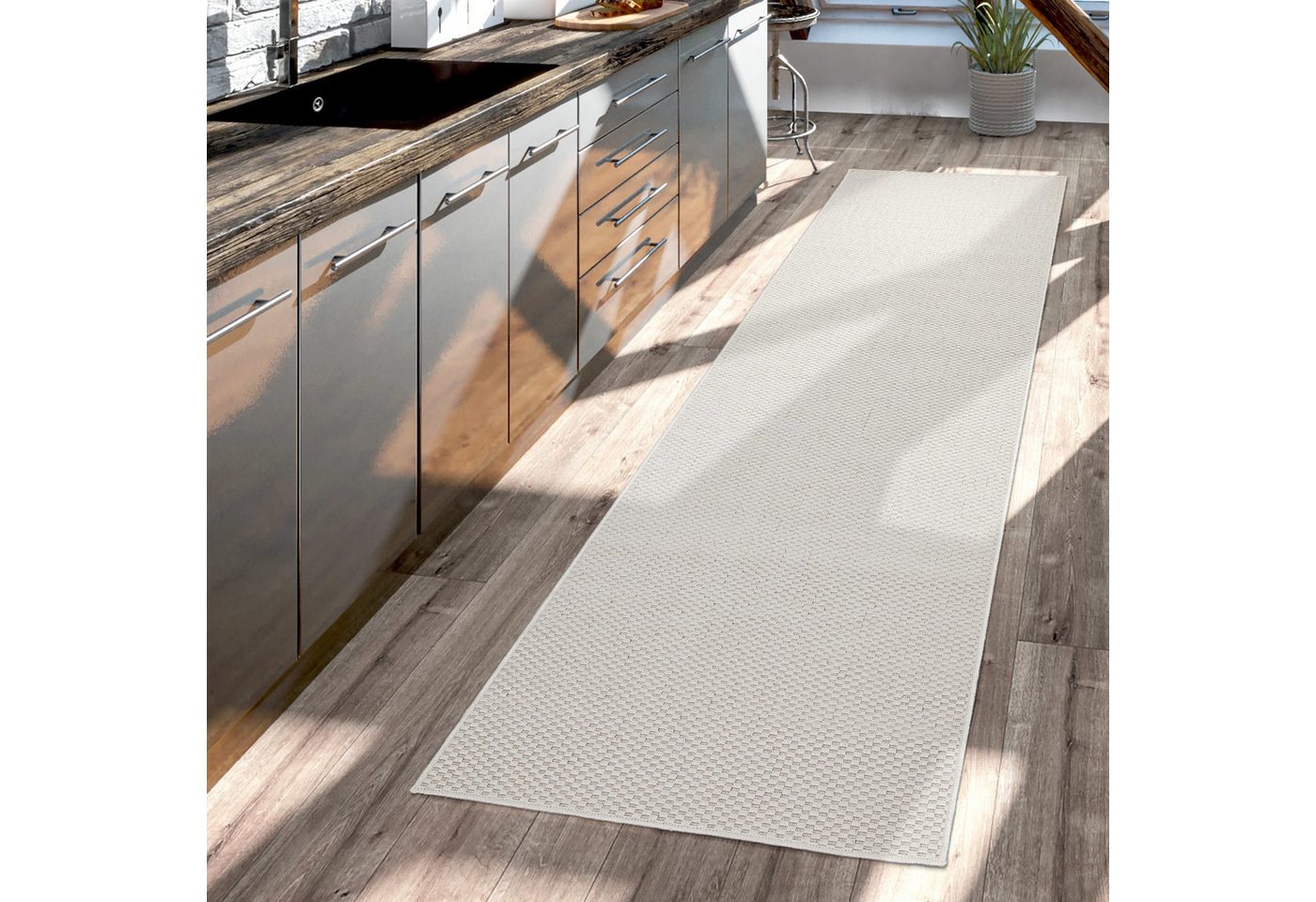 TT Home Teppich Badezimmer, Diele, Esszimmer, Flur, Küche, Schlafzimmer, Wohnzimmer, A, Rechteckig, Höhe: 4 mm, Teppich Outdoor Wohnzimmer Esszimmer Balkon Wett – Bild 2 von 5