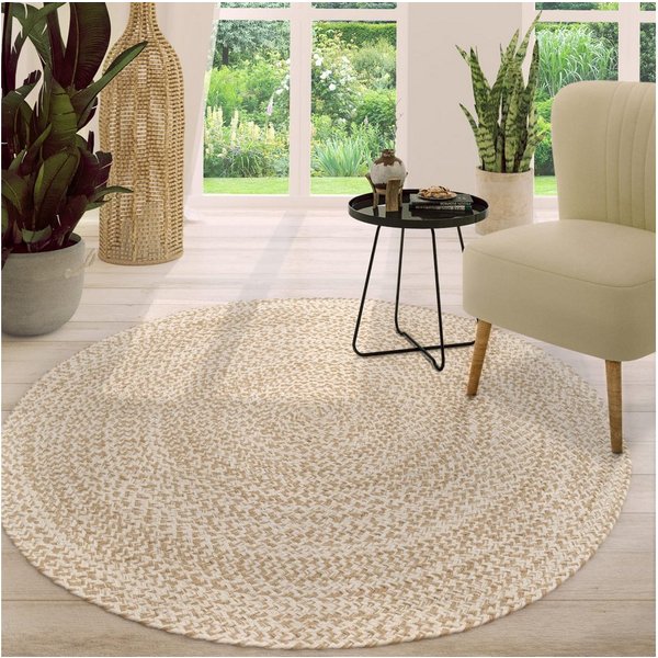 TT Home Teppich Diele, Esszimmer, Flur, Kinderzimmer, Schlafzimmer, Wohnzimmer, Rund, Höhe: 9 mm, Wohnzimmer Teppich Rund Kurzflor Hangefertigt Modern Unifarben